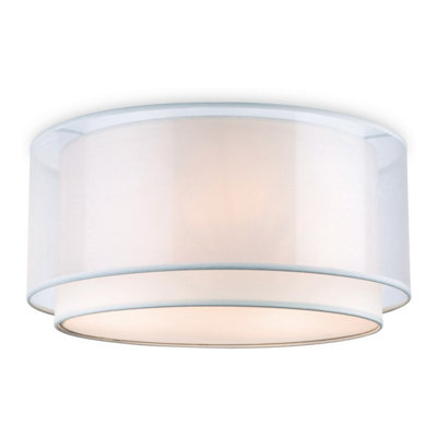 Luminosa Ing Luminosa Chicago 3 Flush E27 Light/Cream
