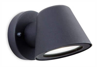 Luminosa Lighting Luminosa Elan Led 1 Light Outdoor Wall Light Black Ip44 from B&Q