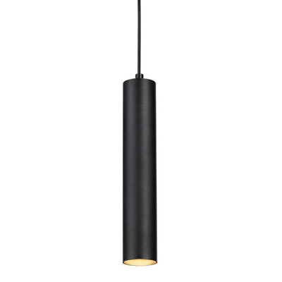 B&Q -  Luminosa Firstlight Max Pendant Black 1Xgu10