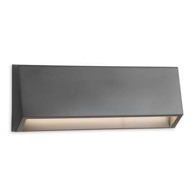 Luminosa Lighting Luminosa Remo Flush Resin Wall & Step Light Graphite 4W Led 220Lm 3000K Ip65 from B&Q