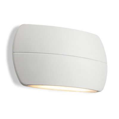 Luminosa Lighting Luminosa Carmen Up Down Wall Light White 10W Led 601Lm 3000K Ip65 from B&Q