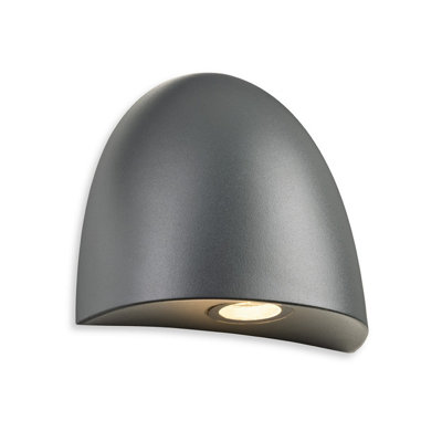 Luminosa Lighting Luminosa Como Wall Light Graphite 6W Led 412Lm 3000K Ip54 from B&Q