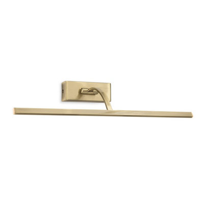 Luminosa Lighting Luminosa Firstlight Picture Light Antique Brass 8W Led 512Lm 3000K from B&Q