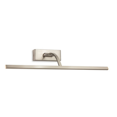 Luminosa Lighting Luminosa Firstlight Picture Light Brushed Steel 8W Led 512Lm 3000K from B&Q