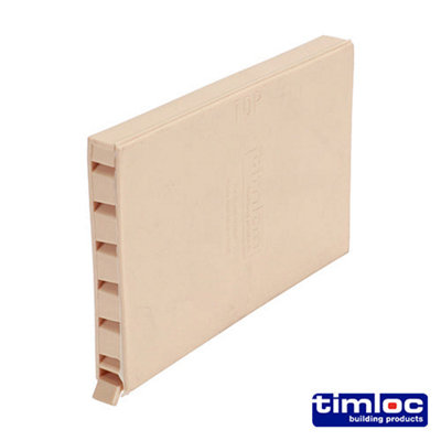 Timco Timloc Cavity Wall Weep Vent Buff - 65 X 10 X 100Mm