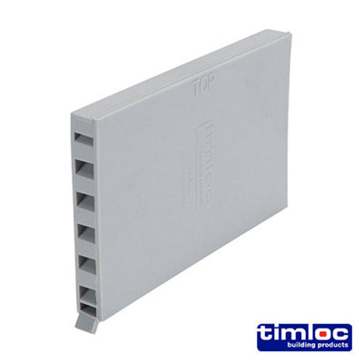 Timco Timloc Cavity Wall Weep Vent Grey65 X 10 X 100mm from B&Q