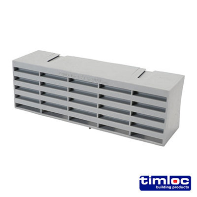 Timco Timloc Airbrick Plastic Grey215 X 69 X 60mm from B&Q