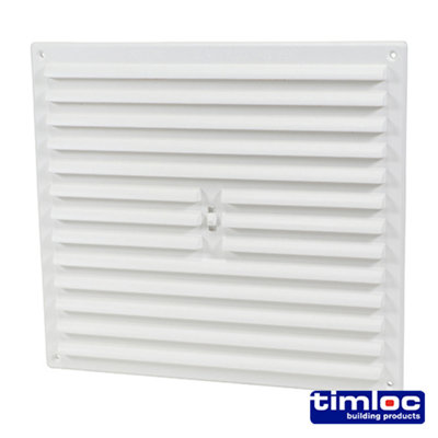 TimcoTimloc Internal Plastic Hit And Miss Louvre Grille VentWhite1210W (Size 260 X 2351 Each) from B&Q