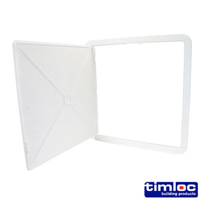 Timco Timloc Access Panel Plastic White470 X 470mm from B&Q