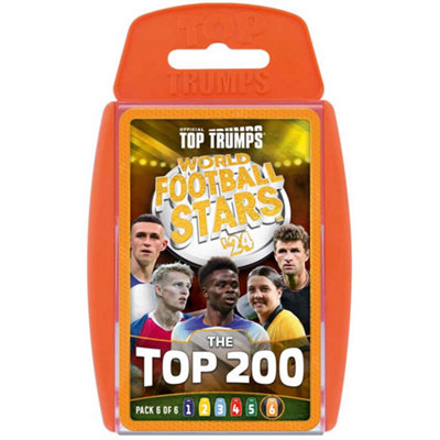Top Trumps World Football Stars Top 200 Cards  Pack 6 PAPERBACK 5036905057806 - Image 8