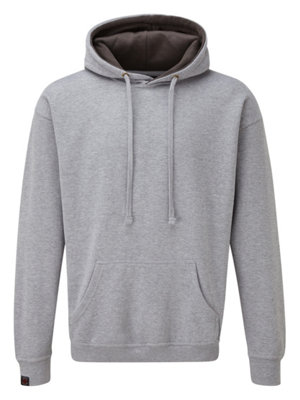 Tuffstuff Hendon Hoodie Work Hooded Jumper GreyS from B&Q