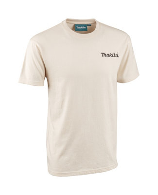 Makita MK101M Origin T-Shirt Off White Size M - Image 3