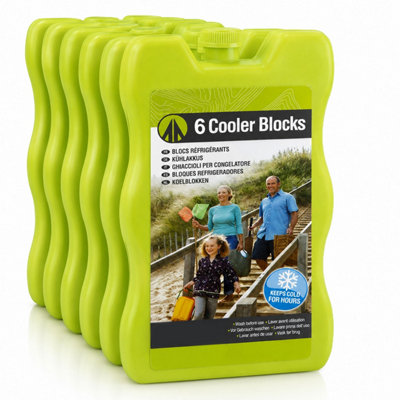 B&Q Ice Packs For Cool Box, Twin Pack, 200 Ml Size,