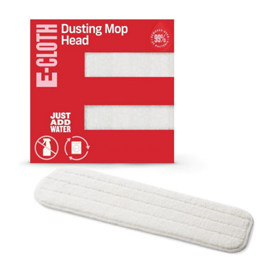 E-Cloth Dusting Mop HeadReplacement Microfibre Pad For Hard Floor Cleaning  Chemical-Free & Reusable from B&Q