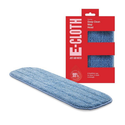 E-Cloth Deep Clean Mop HeadReplacement Microfibre Pad (15X45Cm)  Chemical-Free Floor Cleaning from B&Q