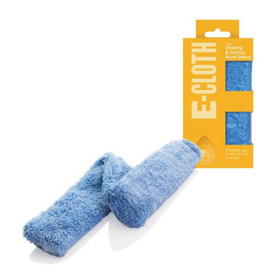 E-Cloth Cleaning & Dusting Wand SleeveMicrofibre Duster Sleeve ReplacementWashable & ReusableIdeal For Hard-To-Reach Areas from B&Q