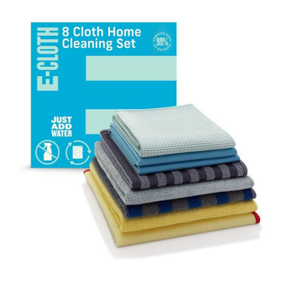 E-Cloth Home Cleaning Set8 Microfibre Cloths For Whole Home Cleaning  Just Add WaterNo Chemicals from B&Q