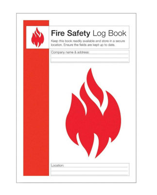 Safety First Aid Group Fire Safety Log Book A4 from B&Q