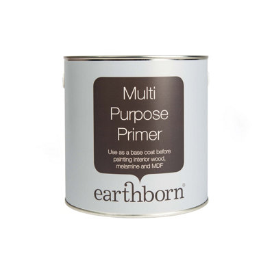 Earthborn Multi Purpose Primer, Water Based Primer For Wood, Melamine And Mdf, 2.5L