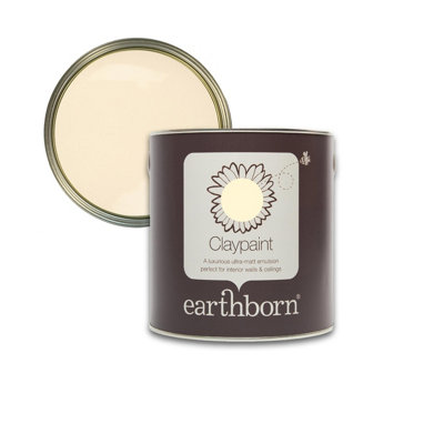 Earthborn Claypaint VanillaUltra Matt2.5L from B&Q