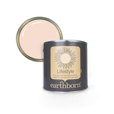 Earthborn Lifestyle Baby, Durable Eco Friendly Emulsion Paint, 2.5L Peach