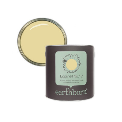 Earthborn Eggshell No. 17 JemimaEco Friendly Water Based Wood Work And Trim Paint750Ml from B&Q