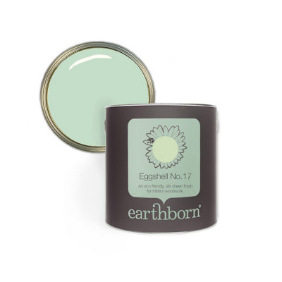 Earthborn Eggshell No. 17 SaplingEco Friendly Water Based Wood Work And Trim Paint750Ml from B&Q