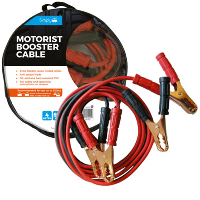 600A Jump Leads 4m Battery Booster Cables For Car Van Roadside Starting Kit - Image 8