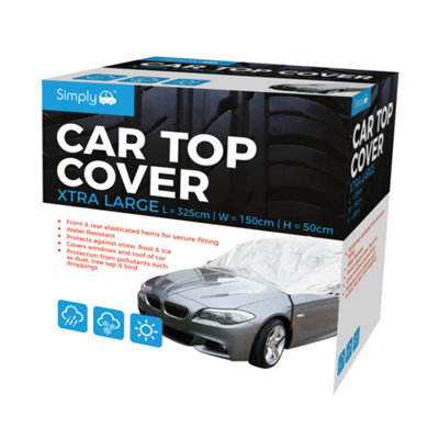 Simply Auto Car Top Cover Water Resistant Snow Frost Sun Protector Extra Large from B&Q