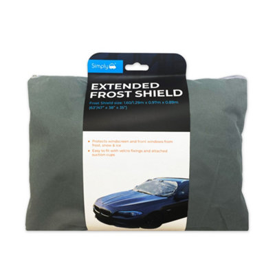 Simply Auto Extended Frost Shield Universal Windscreen & Windows Protection from B&Q