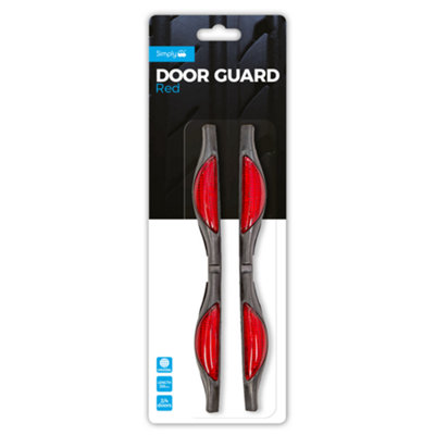 Simply Red Car Door Protectors Reflectors Door Guards Prevent Scratches Protect Edges from B&Q