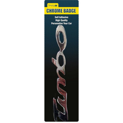B&Q -  Cb44 Turbo Chrome Badge