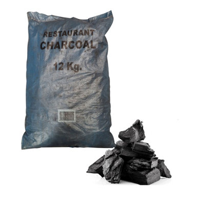 Fuel Express 12Kg Restaurant Grade Lumpwood Charcoal Smoker Grill Barbecue from B&Q