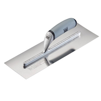 Ragni Stainless Steel Hi-Lift Feather Edge Finishing Trowel 14" R618S-14Hl from B&Q