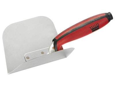 Ragni R65401S Stainless Internal Corner Trowel Size 125mm X 100mm from B&Q