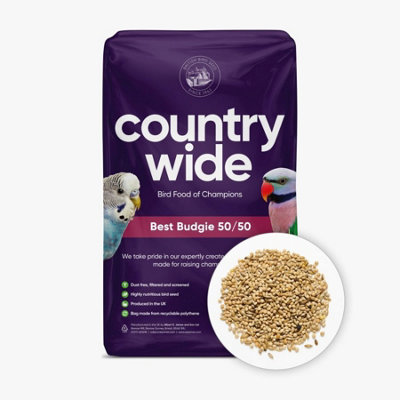 Countrywide Best Budgie 50/50 Mix 20Kg from B&Q