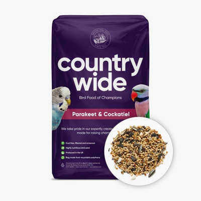 Countrywide Parakeet & Cockateil Mix 20Kg from B&Q