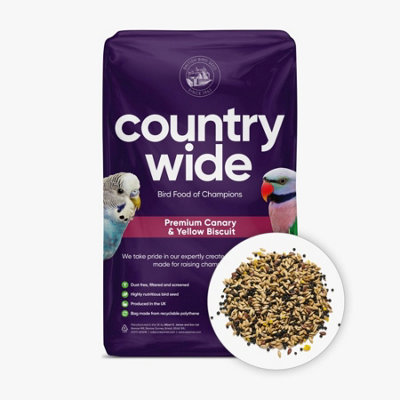Countrywide Premium Canary Plus Yellow Biscuit Mix 20Kg from B&Q
