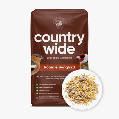 Countrywide Robin & Songbird Mix Bird Food 15Kg from B&Q