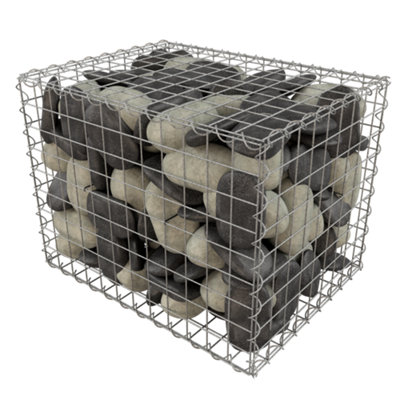 Apollo Gardening Galvanised Steel Wire Gabion Kit(H)45Cm X (L)60Cm from B&Q