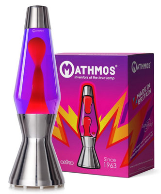 Mathmos Astro Lava Lamp The OriginalViolet / Red from B&Q