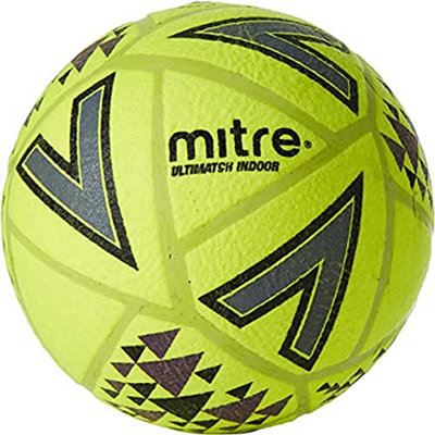 - Mitre Ultimatch Indoor FootballDark Yellow / BlackSize 5