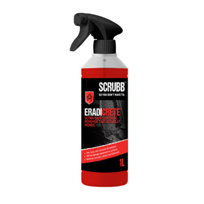Scrubb Light Eradicrete Concrete Remover, Trigger Spray Bottle 1L