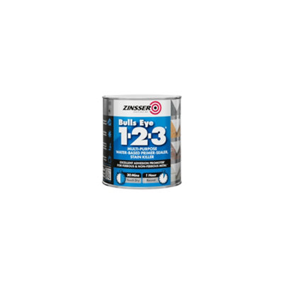 Zinsser Grey Bulls Eye 123 Primer 500Ml