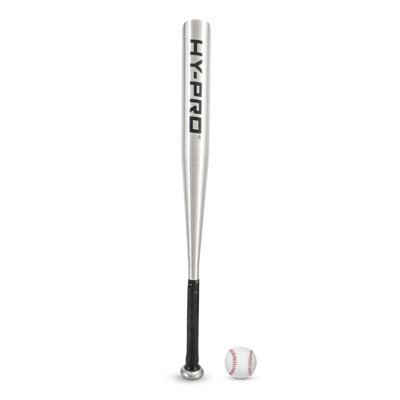 Hy-Pro 26" Alu Baseball Bat & BallSilver from B&Q