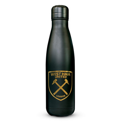 Hy-Pro West Ham United 500Ml Stainless Steel Thermal Water BottleBlack from B&Q