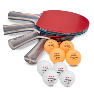 Hy-Pro 4 Person Table Tennis Set With Bats