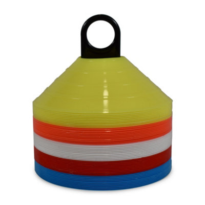 B&Q -  Marker Training Cones With Stand50 Pack