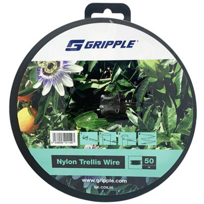 B&Q -  50 Meter Reel Nylon Garden Trellis Wire Cable