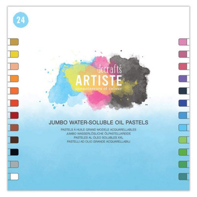 Deco Arts Artiste Water-Soluble Oil PastelsMulticolouredPack Of 24Oil Pastels For Art & Craft Projects from B&Q